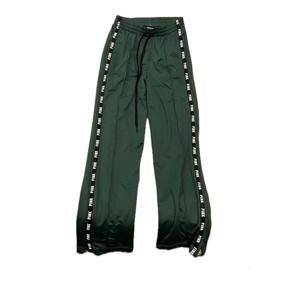 Pink Active Green Extra Long Track Pants Womans Size S